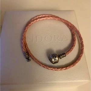 Pandora Double Leather Bracelet